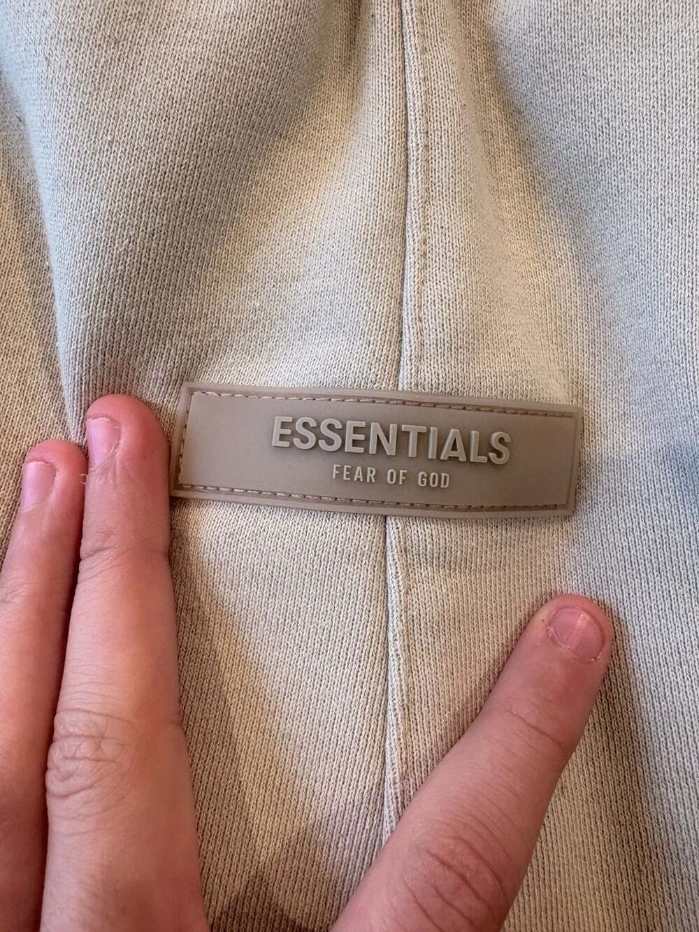 Fear of God Essentials Fleece Shorts Timber - Picture 3 of 5